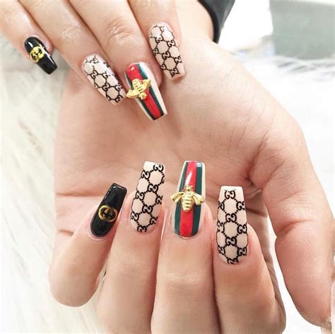 gucci nails pinterest